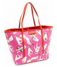TRUSSARDI Shopping bag con stampa all over  - Bolsos Mujer