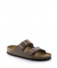BIRKENSTOCK ARIZONA BIRKO-FLOR NUBUK Sandalia zapatilla moca - Zapatos unisex - 3