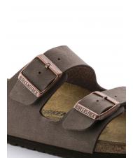 BIRKENSTOCK ARIZONA BIRKO-FLOR NUBUK Sandalia zapatilla moca - Zapatos unisex - 6