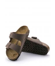 BIRKENSTOCK ARIZONA BIRKO-FLOR NUBUK Sandalia zapatilla moca - Zapatos unisex - 5