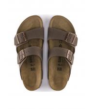 BIRKENSTOCK ARIZONA BIRKO-FLOR NUBUK Sandalia zapatilla moca - Zapatos unisex - 4