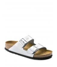BIRKENSTOCK ARIZONA BIRKO-FLOR Sandalia zapatilla plata - Zapatos Mujer - 3