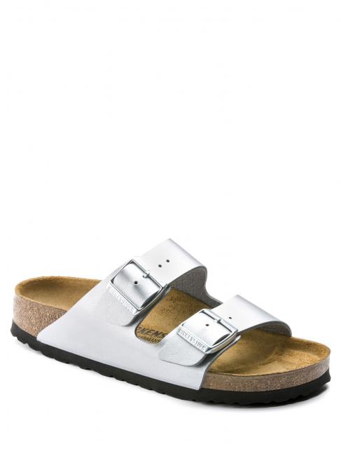 ARIZONA BIRKO-FLOR Sandalia zapatilla plata - Zapatos Mujer