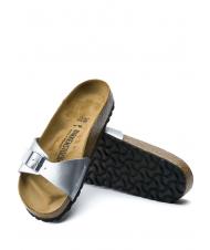 BIRKENSTOCK MADRID BIRKO FLOR Sandalia zapatilla plata - Zapatos Mujer - 5