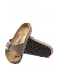 BIRKENSTOCK MADRID BIRKIBUC Sandalia zapatilla moca - Zapatos unisex - 5