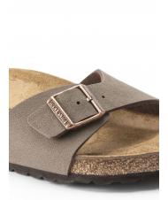 BIRKENSTOCK MADRID BIRKIBUC Sandalia zapatilla moca - Zapatos unisex - 6