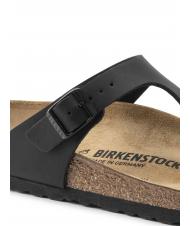 BIRKENSTOCK GIZEH BIRKO-FLOR Sandalia de dedo negro - Zapatos unisex - 6