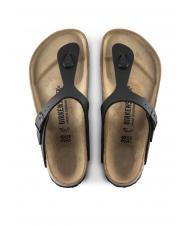 BIRKENSTOCK GIZEH BIRKO-FLOR Sandalia de dedo negro - Zapatos unisex - 4