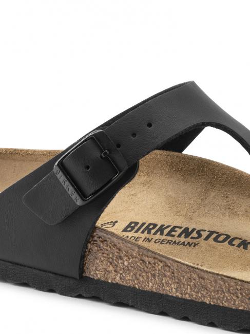 GIZEH BIRKO-FLOR Sandalia de dedo negro - Zapatos unisex