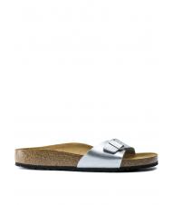BIRKENSTOCK MADRID BIRKO FLOR Sandalia zapatilla plata - Zapatos Mujer - 2