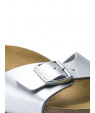 BIRKENSTOCK MADRID BIRKO FLOR Sandalia zapatilla plata - Zapatos Mujer - 6