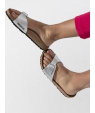 BIRKENSTOCK MADRID BIRKO FLOR Sandalia zapatilla plata - Zapatos Mujer - 7