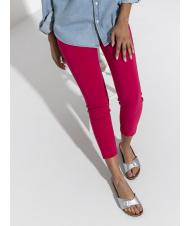 BIRKENSTOCK MADRID BIRKO FLOR Sandalia zapatilla plata - Zapatos Mujer - 8