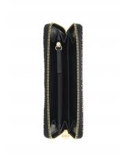 BORBONESE CLASSICA Cartera con cremallera alrededor OP / NATURAL / NEGRO - Carteras Mujer - 2