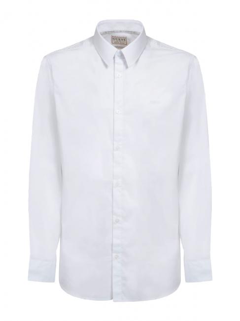 CORE  Camisa de algodón elástico purwhite - Camisas de hombre