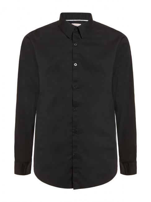 CORE  Camisa de algodón elástico jetbla - Camisas de hombre