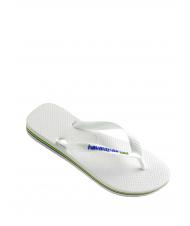 HAVAIANAS BRASIL LOGO Chanclas para hombre blanco - Zapatos unisex - 2