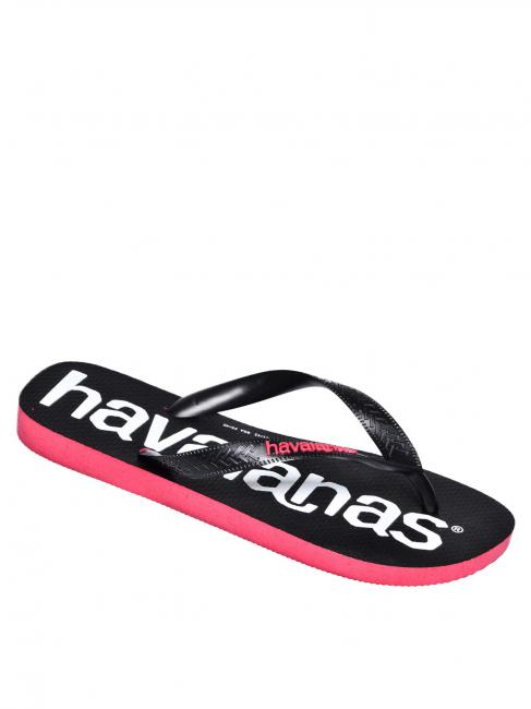 TOP LOGOMANIA 2 Chancletas ROJO RUB&Iacute; - Zapatos Mujer