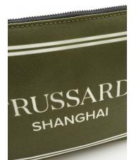 TRUSSARDI CITY POCKET bolso de mano verde shanghái - Bolsos Mujer - 3