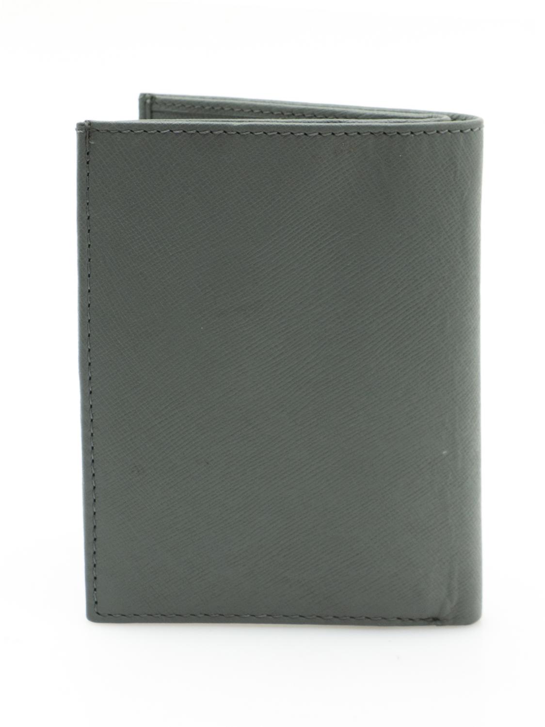 Trussardi Portafoglio Verticale In Pelle Saffiano Gris - ¡Compra A Precios  De Outlet!