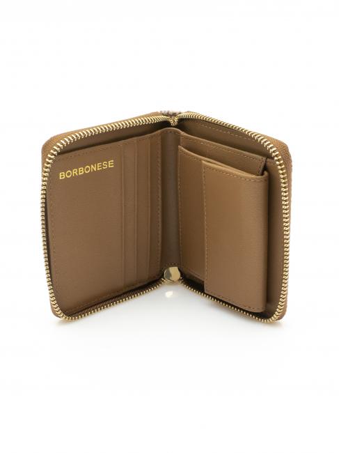 CLASSICA  Cartera mediana con cremallera beiger yegua - Bolsas de viaje