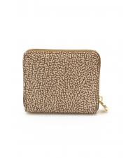 BORBONESE CLASSICA  Cartera mediana con cremallera beiger yegua - Bolsas de viaje - 3