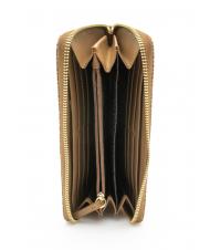 BORBONESE CLASSICA Cartera con cremallera alrededor beiger yegua - Carteras Mujer - 2