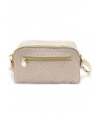 BORBONESE BORBONESO Mini bolso bandolera de tela arena - Bolsos Mujer - 4