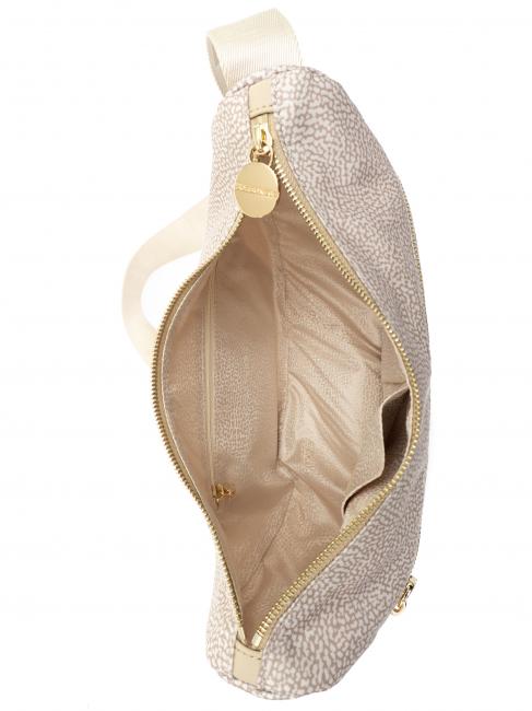 BORBONESO Bolso LUNA Hobo, Peque&ntilde;o arena - Bolsos Mujer