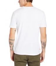 TIMBERLAND SS 3D EMBOSSED Camiseta con logo en relieve blanco - camiseta - 2