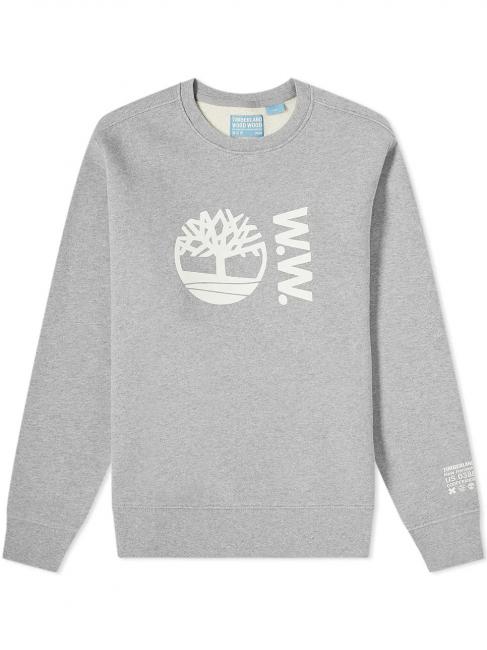WW SWEAT Sudadera con cuello redondo brezo gris medio - Sudaderas