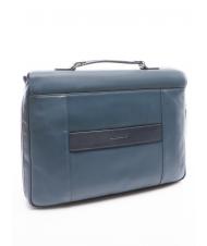 PIQUADRO Maletin L&iacute;nea CARY. expandible azul - Maletines de Trabajo - 2