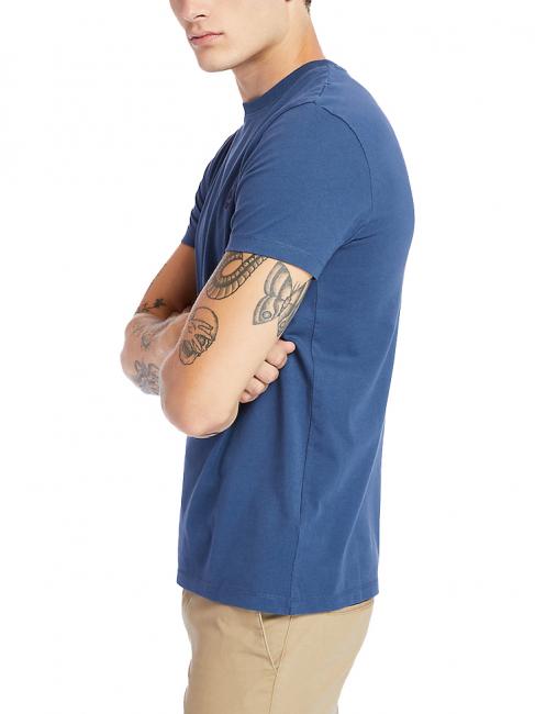 SS DUNRIVER CREW Camiseta de algod&oacute;n Denim oscuro - camiseta