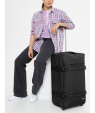 EASTPAK TRANSIT'R M carro de tamaño mediano NEGRO - Trolley Semirrígidos - 6