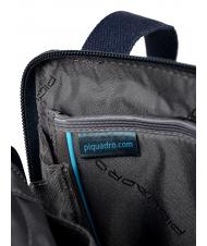 PIQUADRO Bandolera Línea P16 CHEVRON AZUL - Bandoleras Hombre - 4