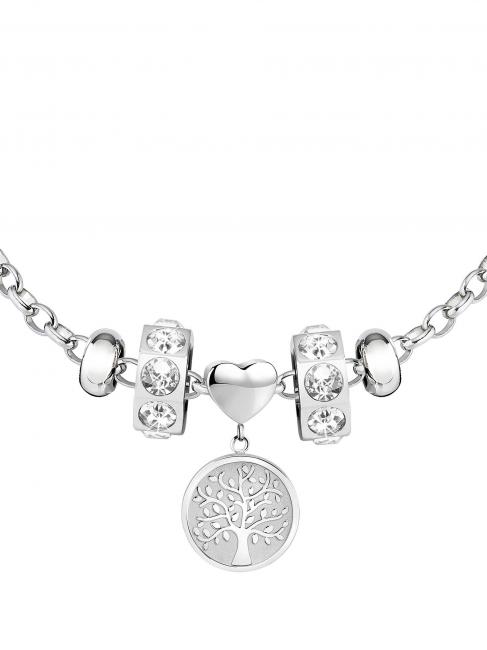DROPS 2 BEADS Pulsera con arbol de la vida SILVER - Pulseras