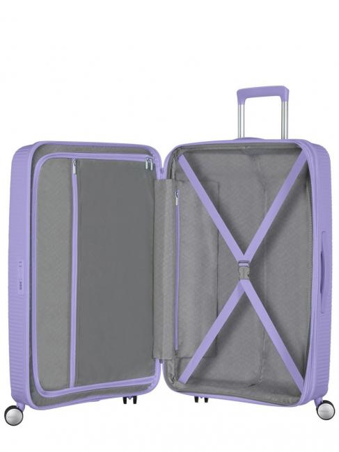 Maletas SOUNDBOX, medida grande, expandible lavanda - Trolley Rígidos