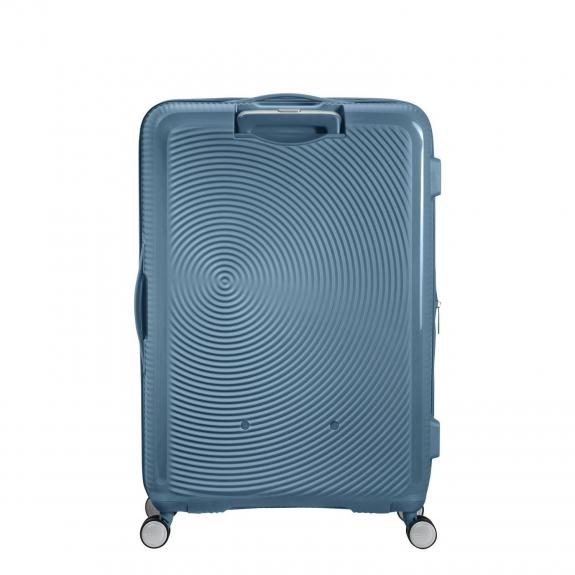 Maletas SOUNDBOX, medida grande, expandible piedra azul - Trolley Rígidos