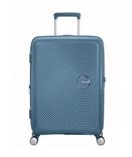 AMERICAN TOURISTER SOUNDBOX SPINNER Carro mediano, expandible piedra azul - Trolley Rígidos - 3