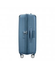 AMERICAN TOURISTER SOUNDBOX SPINNER Carro mediano, expandible piedra azul - Trolley Rígidos - 4