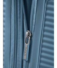 AMERICAN TOURISTER SOUNDBOX SPINNER Carro mediano, expandible piedra azul - Trolley Rígidos - 7