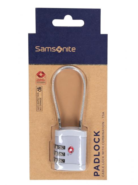  Candado GLOBAL TRAVEL con cable y combinaci&oacute;n TSA ALU - Accesorios de viaje
