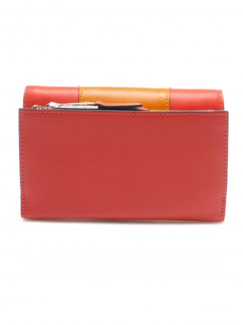MUSE Billetera de cuero naranja - Carteras Mujer