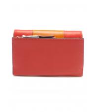 PIQUADRO MUSE Billetera de cuero naranja - Carteras Mujer - 3