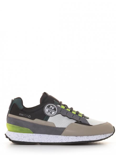 RW-03 EARTHQUAKE zapatilla de deporte gris / bla / lima - Zapatos Hombre