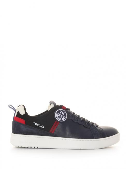 TW-01 RECY zapatilla de deporte azul marino / negro / rojo - Zapatos Hombre