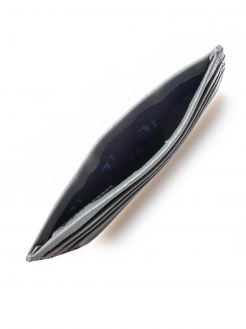 Portafoglio in pelle saffiano  GRIS - Carteras Hombre