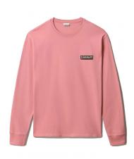 NAPAPIJRI S-PATCH Camisa de manga larga de algod&oacute;n rosa lul&uacute; - Su&eacute;teres de los hombres - 4