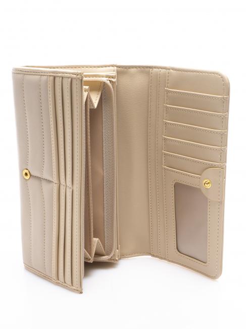 TUA ICONS Cartera continental grande BEIGE - Carteras Mujer