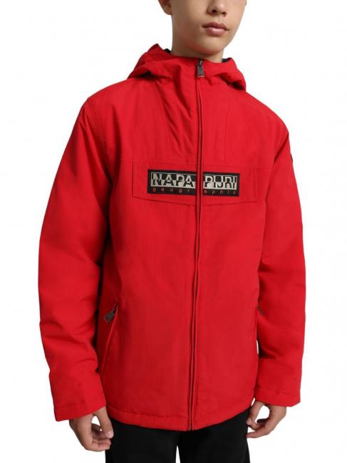 k rainforest op giacca Chaqueta con cremallera y capucha tango rojo - Chaquetas de beb&eacute;